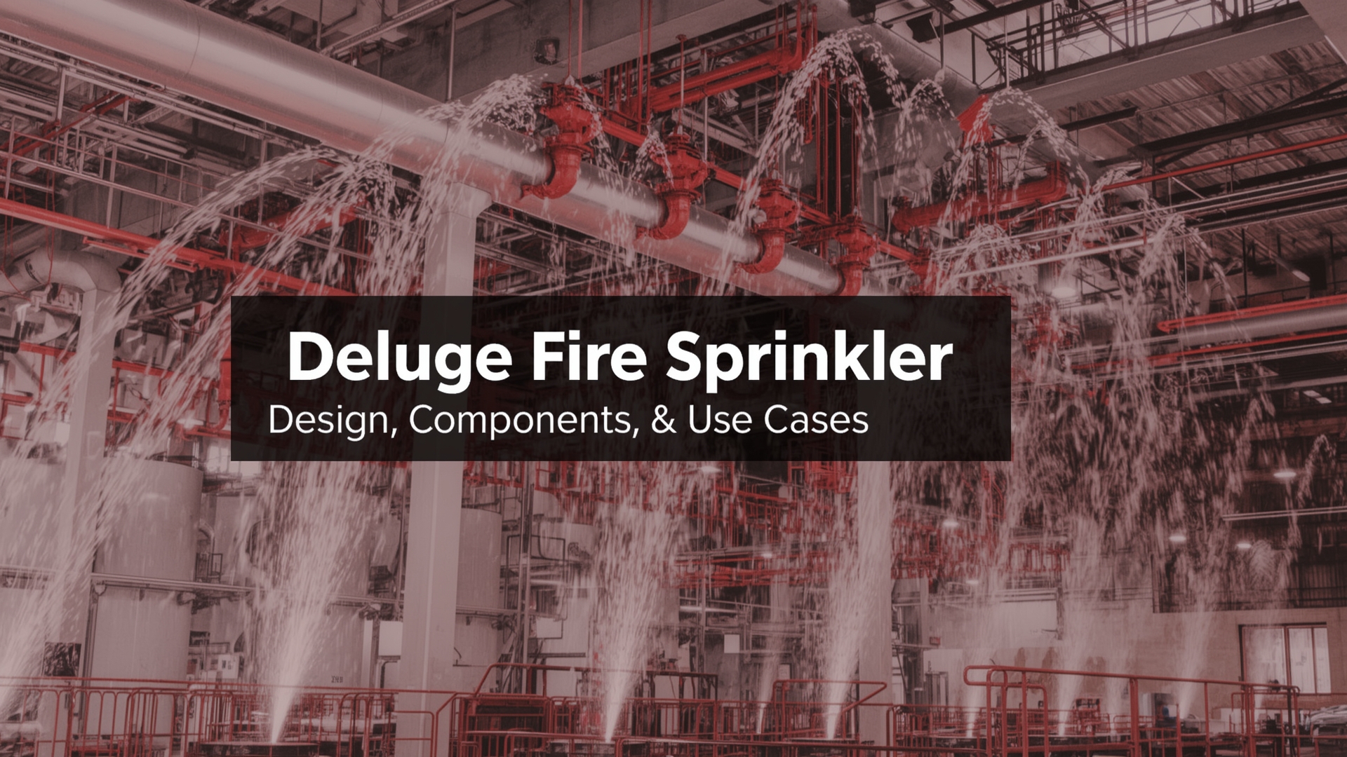 Illustration of a Deluge Fire Sprinkler System