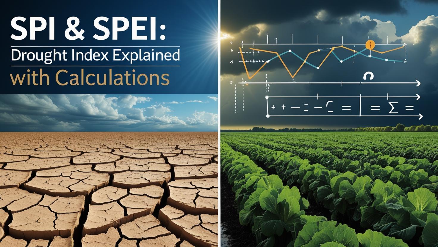SPI and SPEI Drought Monitoring Illustration