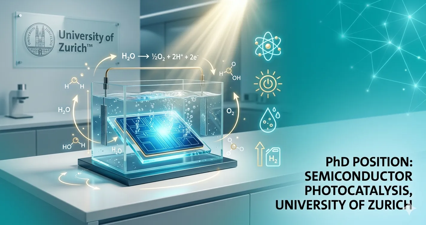 PhD Position in Semiconductor-based Photocatalysis at University of Zurich