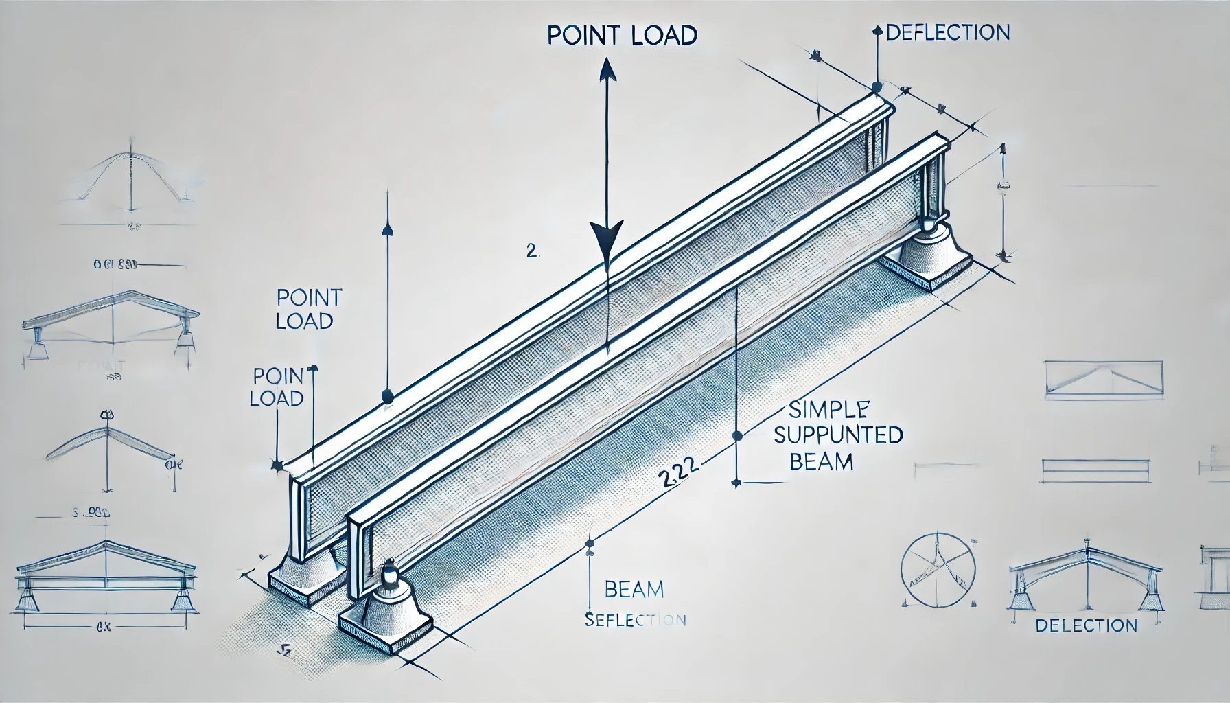 Three point Bending formula for Rectangular , Circular, square and hollow sections