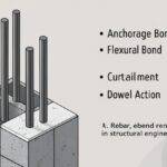 Anchorage Bond, Flexural Bond, Curtailment, and Dowel Action in Structural Engineering