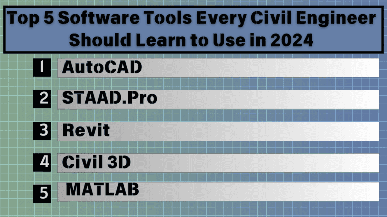 Top 5 Software Tools Every Civil Engineer Should Learn to Use