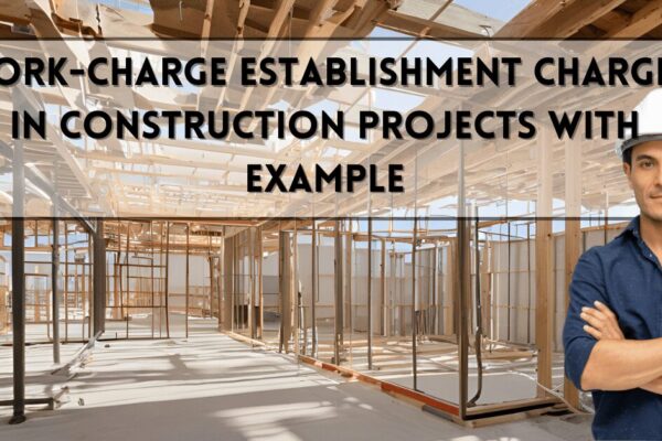 Work-Charge Establishment Charges in Construction Projects with Example